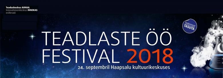 Teadlaste öö festivali bänner