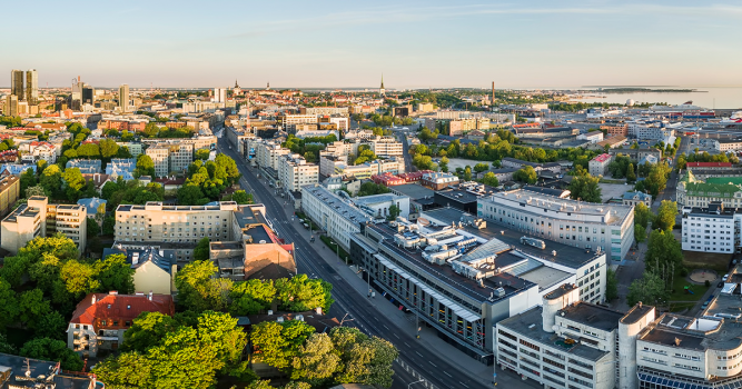 Vaade Tallinna Ülikooli linnakule. Allikas www.tlu.ee.